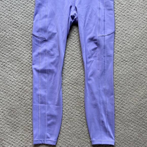 Athleta Ultimate Stash 7/8 tight Purple Leggings women’s small yoga pockets NWOT - Picture 3 of 9